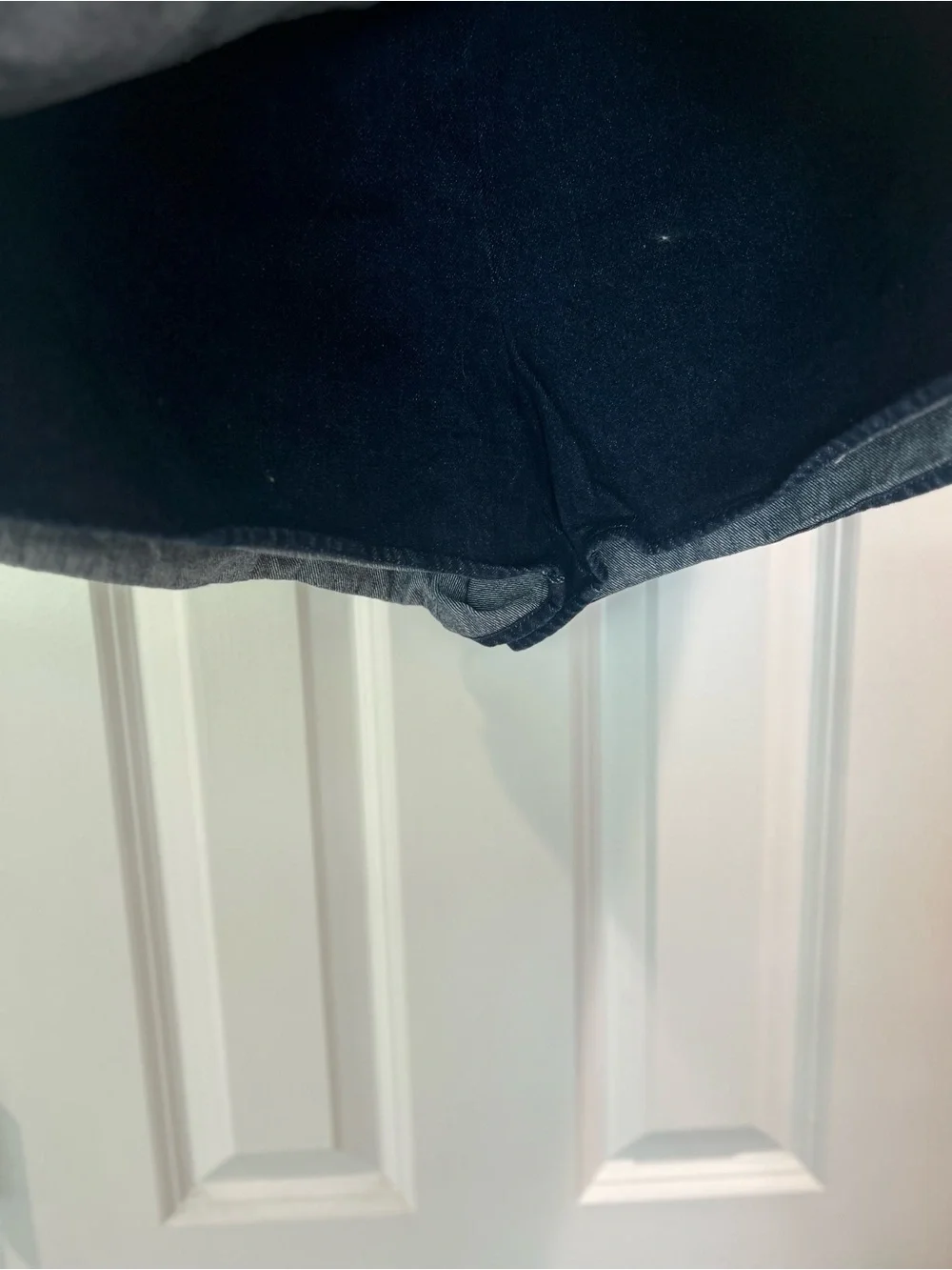 New Petal & Pup Black Denim Skort Mini Wrap Shorts Skirt Size Small